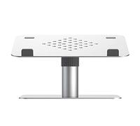 Support pour ordinateur portable,Compatible 11-17 Pouces 360 Support D'Ordinateur Portable RéGlable Rotatif,Pour Bureau à Domicile Accessoire D'Ordinateur LéGer Ventilé Universel/argent /