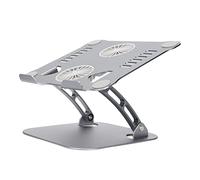 Support pour Ordinateur Portable en Alliage d'aluminium, capacité de Poids Maximale de 22 LB, Support pour Ordinateur Portable Pliable en Hauteur Réglable pour Ordinateurs