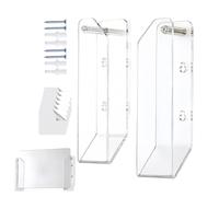 Support pour ordinateur portable, fournitures de bureau universelles en acrylique transparent avec adhésif et vis, support pour ordinateur portable, consoles de jeux, tablettes, études en intérieur