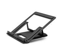 - Support pour ordinateur portable - pliable, carré - noir