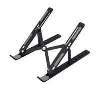 Support pour ordinateur portable pliable et réglable Noir
