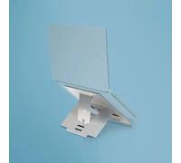 Support pour ordinateur portable R-Go Riser Flexible, pliable et réglable, ergonomique, aluminium Hy