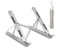 Support pour Ordinateur Portable Rechargeable - Support Tablette Rechargeable USB Pliable avec Refroidissement | Ordinateur Portable RGB Et Hub - pour Bureau Moniteur Maison