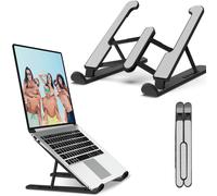 Support pour ordinateur portable réglable, construction robuste, rangement facile, design pratique. Construction durable pour une posture saine,