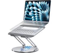 Support pour Ordinateur Portable réglable en Hauteur,Support pour Ordinateur Ergonomique avec Base rotative à 360°,Support Vertical Ordinateur Compatible avec MacBook Air/Pro,Dell,HP 11-16¿