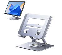 Support pour Ordinateur Portable Réglable | Support De Refroidissement Pliable - De Bureau Et Porte-Ordinateur | pour Smartphones Tablettes Maison Voyage Diffusion en Direct