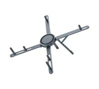 Support pour ordinateur portable, station d'accueil magnétique pliable 8K avec charge rapide, 7 niveaux de réglage de la hauteur, support de bureau ergonomique