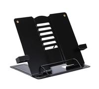 Support pour ordinateur portable - Support pour tablettes, 1 unité élévateur d'ordinateur pour salon, cadre en métal ergonomique avec base ventilée, station de bureau, plateau de documents pour table