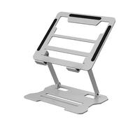 Support pour Ordinateur Portable Support Universel for Ordinateur Portable et Tablette, Support de Refroidissement réglable Pliable en Acier, idéal Le Bureau la Maison Support PC Portable(Silver)
