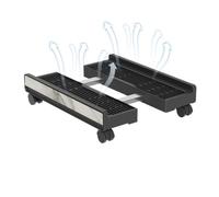 Support pour Ordinateur sur Tapis Chariot Roulant Réglable avec Roues