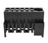 Support pour outils de coiffure - Ciseaux multi-couches - Base stable - Assemblage simple - Barre de rangement