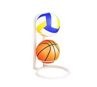 Support pour panier - Présentoir multi-couches en fonte pour volley-ball, football | étagère de rangement en fer, étagère de rangement pour chambre, garage, salon, salle de gym, support pour Attrez