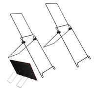 Support Pour Panneau Solaire - Lot De 2 Supports Au Sol, Structure Extérieure Robuste Et Légère, Pliable, Idéal Pour Randonnée, Escalade, Camping, Installation Facile, Durable Et Portable Pour Panneau
