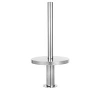 Support pour Paquet de Courses de Supermarché en Acier Inoxydable Argenté | Distribution Rapide, Système Suspendu Stable, pour Paquet Plastique et Rayons D’épicerie, Usage Professionnel