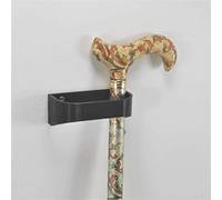 Support pour parapluie ou canne de marche : fixation murale (noir).