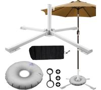 Support Pour Parasol de Plage | Support Pour Parasol Pliable de Plage,Accessoires et Support Robuste pour Protection Solaire d'Extérieur pour Balcon Terrasse Camping Pêche Voyage Stade Pique-nique