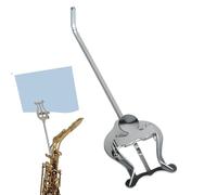 Support pour partitions de trompette Lyre, pince de support de musique en métal, pince portable pour le bracelet de marche pour les débutants