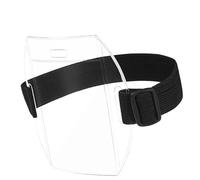 Support pour pass de ski : imperméable, protecteur réglable, organisateur portable, poche pour billets avec bras doux, téléphérique pour télésiège de snowboard, accessoires de sport, Transparent, Voir