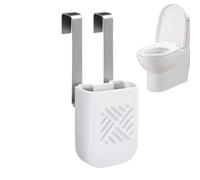 Support Pour Pastille De Nettoyage WC - ABS Et Métal 9,3x7,3 Cm | Support De Rangement Pour Tablette De Réservoir | Organisateur De Salle De Bain Pour Maison Et Hôtel