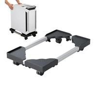Support pour PC au sol, rotation à 360 degrés, télescopique, support d'ordinateur à roulettes pour salle de réunion, salon, étude, machine à laver, port d'usine, valise, appareil ménager