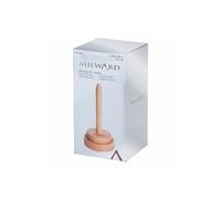 MILWARDS Porte-Fil Rotatif de qualité supérieure, Bois de hêtre, chêne, 10,5 x 10,5 x 20cm