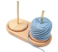 Support pour pelotes de fil à tricoter, support pour enrouleur, organisateur de avec goupille à boule, support pour fil à crochet en bois, accessoire de crochet pour fil à broder