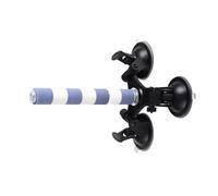 Support pour perchoir à oiseaux avec ventouse - Jouet de perche mobile - Accessoire de repos avec trois gobelets à ventouse puissants pour perruches, cockatiels, Lovebirds, vagues