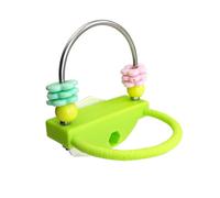 Support pour perchoir à perruches, anneaux rotatifs interactifs, perchoir de repos pour oiseaux, matériau en bois, escalade, exploration, calopsitte, inséparable, pour utilisation en intérieur