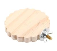 Support pour perchoir en bois - Cage professionnel pour perruches, jouet stable antidérapant pour se tenir debout Cockatiel Conure Ara Lovebird Canari Cacatoès Fringuello Salon