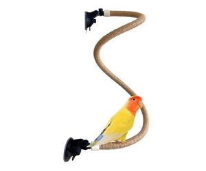 Support pour perroquet - Corde de 99,37 pouces | Cintre en corde - Résistant à l'usure Cordes pour oiseaux réglables pour perroquets cacatoès perruches utilisation en intérieur et en extérieur