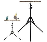 Support pour perroquet pour grands oiseaux - Tour d'assise réglable en hauteur, station d'activité polyvalente | Placement stable à l'intérieur et à l'extérieur, soutien de l'équilibre de