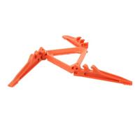 Support pour Petite Bonbonne de Propane Extérieur, Pliable en Nylon | Montage sans Outil, Format Compact et Peu Encombrant, pour Campeurs et Cuisiniers, Orange