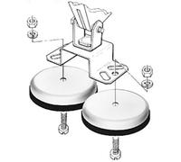 Support pour pied magnétique Hella 8HG 004 806-001