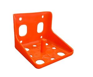 Support pour pierre à lécher de sel avec support - Distributeur de minéraux durable en métal - Station d'alimentation stable pour bétail avec compartiment de rangement - Rack de présentation - Pour