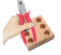 Support pour pinces - Base de rangement en bois avec plusieurs compartiments - Porte-outils en perles - Utilisation dans le garage, l'armoire, les mécaniciens, les services, les travaux de