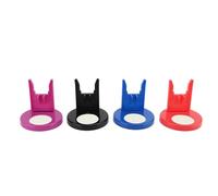 Support pour Pistolet à Colle Chaude, 4 Pièces Support de Colle Chaude en Plastique avec Tampon de Pistolet à Colle Antiadhésif, Organisateur D'outils de Fusion Thermique,