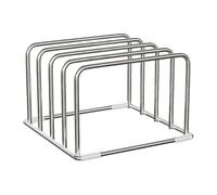Support Pour Planche À Découper - 16 X 16 X 9,5 Cm, Organisateur Antirouille En Acier Inoxydable | Organisateur De Planche À Découper, Pour Les Bureaux De Cuisine, Livres, Ustensiles De Cuisine, Casse