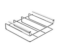 Support pour planche à découper sous meuble - Planche à découper 26,8 x 25,8 cm à fixer sous une étagère ou un plan de travail, cadeau pratique | Installation facile | Support suspendu en acier inoxyd