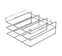 Support Pour Planche À Découper - Support Sous Armoire, Étagère À Couvercle De Poêle Suspendue, Organisateur De Rangement En Acier Inoxydable | Gain D'espace De Cuisine Pour Assiettes, Planches, Casse