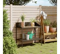 vidaXL Support pour plantes anthracite 100x54,5x100 cm acier galvanisé