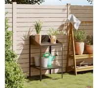 vidaXL Support pour plantes anthracite 56,5x54,5x100cm acier galvanisé