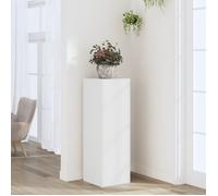 vidaXL Support pour plantes Blanc 33x33x100 cm Bois d'ingénierie