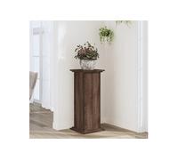 Support pour plantes chêne marron 33x33x80 cm bois d'ingénierie 852975