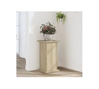 Support pour plantes chêne sonoma 33x33x60 cm bois d'ingénierie 852962