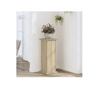Support pour plantes chêne sonoma 33x33x80 cm bois d'ingénierie 852971