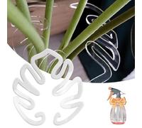 Support pour Plantes en Forme de Monstera, Unique & Aesthetic Cages et Supports pour Plantes en Forme de Feuille, Keeps Plants Tame & Growing Vertical for Flowers, Herbs, and Vegetables (A)
