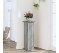 vidaXL Support pour plantes Vieux bois 33 x 33 x 100 cm Bois d'ingénierie