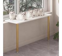 Support pour Plantes, perchoir pour Chat à Hauteur réglable, étagère Extensible à 2 Pieds pour Petits espaces, Support pour Plantes à Poser sur Le Rebord de fenêtre, 95 x 40 cm (37 3/8 x 15