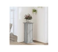 Support pour plantes sonoma gris 33x33x80 cm bois d'ingénierie 852974