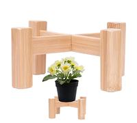 Support pour plantes succulentes - Support en bambou pour plantes d'intérieur | Petit support pour pots de fleurs, bonsaï succulents pour la maison, la terrasse, le salon Modgal